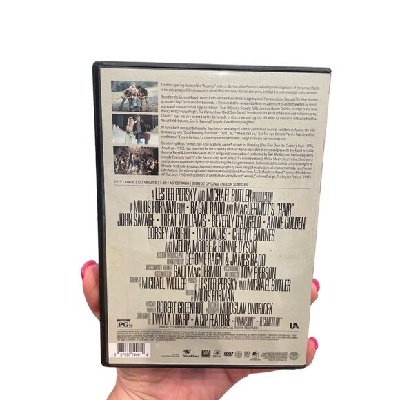 Hair 1979 DVD Musical Movie Beverly DAngelo Treat Williams - Picture 2 of 2